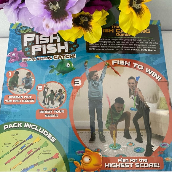 Survival Skillz Fish for Fish Ready, Steady, Catch! fish catching game, NWT - Picture 5 of 5